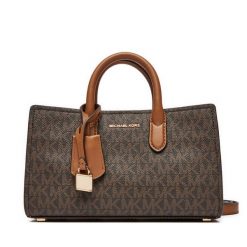 Torebka MICHAEL Michael Kors. Brązowe torebki do ręki damskie MICHAEL Michael Kors, bez wzorów, bez dodatków. Za 819.99 zł.