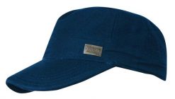 Czapka z Daszkiem, Granatowa, Bawełniana, Jesienno-Zimowa, Patrolówka, z Gumką -Pako Jeans. Niebieskie czapki i kapelusze męskie Pako Jeans, na zimę, bez wzorów, z bawełny. Za 49.00 zł.