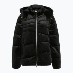 Kurtka damska EA7 Train Athletic Velour Extra Padded. Czarne kurtki sportowe damskie EA7 Emporio Armani, l, bez wzorów, z materiału, bez kaptura. Za 879.99 zł.