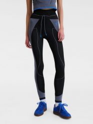 Damskie legginsy bezszwowe Hummel. Czarne legginsy damskie Hummel, l, bez wzorów, z materiału. Za 168.65 zł.