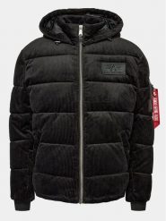 Alpha Industries Kurtka zimowa Cord 138118 Czarny Regular Fit. Czarne kurtki męskie Alpha Industries, na zimę, m, bez wzorów, z bawełny, bez kaptura. Za 1,079.00 zł.