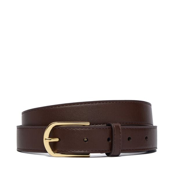 Pasek LAUREN RALPH LAUREN. Brązowe paski damskie Lauren Ralph Lauren, bez wzorów. Za 341.99 zł.