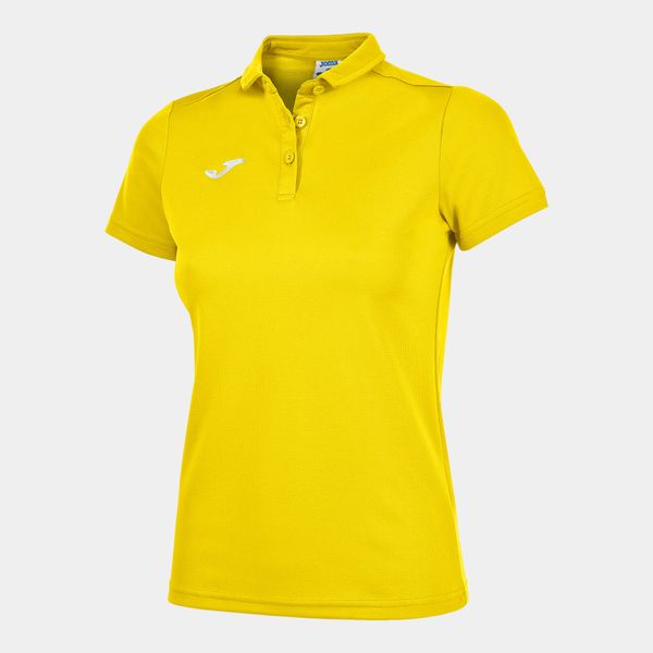 Koszulka polo do tenisa damska Joma Hobby. Żółte koszulki sportowe damskie Joma, s, bez wzorów, bez kołnierzyka, bez ramiączek, do piłki nożnej. W wyprzedaży za 111.15 zł.