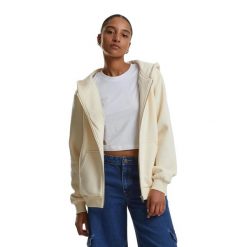 Puszysta Bluza Z Kapturem Dla Pań I Panów. Brązowe bluzy damskie Urban Classics, m, bez wzorów, z kapturem. Za 153.99 zł.