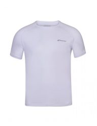 Koszulka chłopięca Babolat Play Crew Neck Tee white 128. Białe t-shirty dla chłopców BABOLAT, bez wzorów, z materiału, bez ramiączek. Za 99.99 zł.