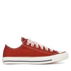 Trampki Converse. Czerwone trampki i tenisówki damskie Converse, bez wzorów, retro, bez zapięcia. Za 219.99 zł.