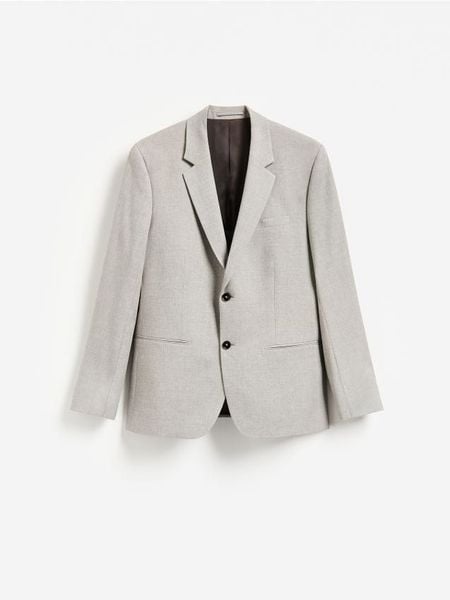 Marynarka regular fit - brązowy. Brązowe marynarki męskie Reserved, bez wzorów, z tkaniny. Za 359.99 zł.