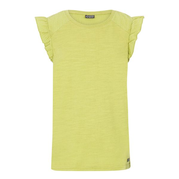 Dziewczęcy tank top Protest Crius. Zielone t-shirty i topy dla dziewczynek Protest, bez wzorów, bez ramiączek. Za 158.00 zł.