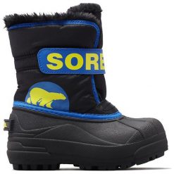 Sorel Chłopięce Śniegowce Snow Commander, 28, Czarne/Niebieskie. Buty zimowe chłopięce marki Geox. Za 269.00 zł.