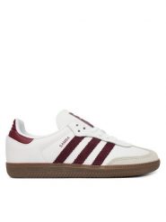 Adidas Sneakersy Samba Og KZ8684 Biały. Białe buty sportowe dziewczęce Adidas, bez wzorów, ze skóry, bez zapięcia. Za 399.99 zł.