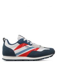 Pepe Jeans Sneakersy Foster Boy Print PBS30554 Niebieski. Niebieskie buty sportowe dziewczęce Pepe Jeans, bez wzorów, z jeansu, bez zapięcia. Za 239.99 zł.