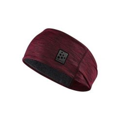 Opaska z mikropolaru Craft. Czerwone czapki i kapelusze damskie Craft, bez wzorów. Za 153.00 zł.