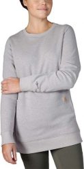Bluza Carhartt Force Lightweight Asphalt Heather. Brązowe bluzy męskie Visent, m, bez wzorów, bez kaptura. Za 225.43 zł.