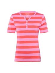 Brookshire Koszulka Kobiety Bawełna wyrazisty róż|pomarańczowy|wielokolorowy, XXXL. Brązowe t-shirty damskie brookshire, bez wzorów, z bawełny, bez kołnierzyka. Za 79.95 zł.