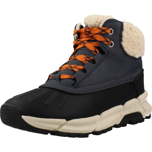 Buty GEOX J FLEXYPER PLUS BOY Niebieski. Niebieskie trekkingi męskie Geox, trekkingowe. Za 283.99 zł.