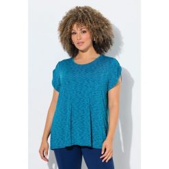 Damskie Bluzka funkcyjna klasyczna okrągły dekolt rękaw 1/2. T-shirty damskie Ulla Popken, plus size, bez wzorów, z elastanu, klasyczne, bez kołnierzyka. Za 199.99 zł.