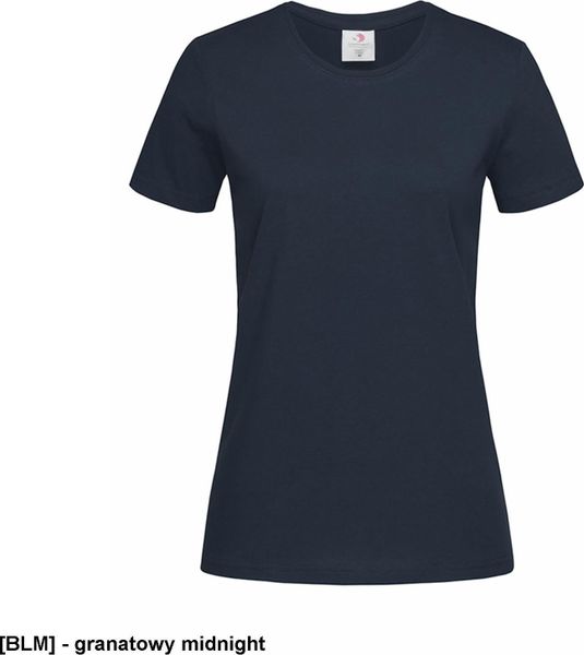 Stedman SST2600 - T-shirt damski ST2600 - granatowy midnight XL. Niebieskie t-shirty damskie Stedman, xl, bez wzorów, bez kołnierzyka. Za 129.39 zł.