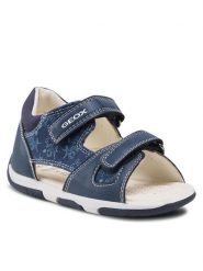 Sandały Geox. Szare sandały chłopięce Geox, bez zapięcia. Za 199.99 zł.