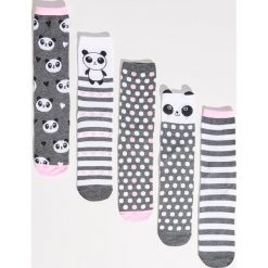 Skarpetki w pandy - Wielobarwn. Szare skarpety damskie Sinsay. Za 24.99 zł.