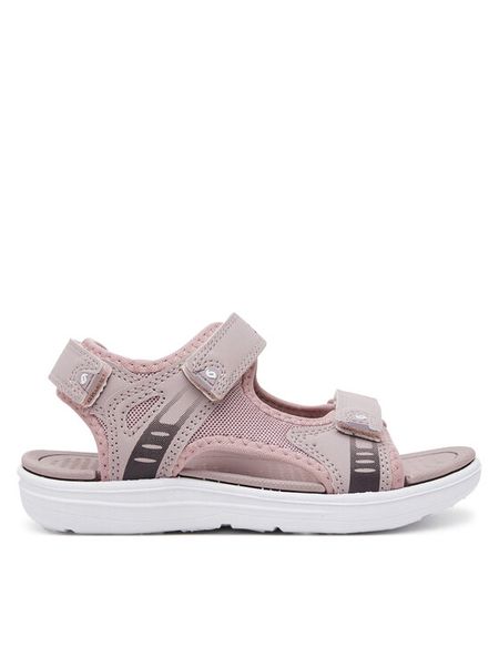 Leaf Sandały Kaggeboda LKAGG201R Różowy. Czerwone sandały dziewczęce Leaf, ze skóry, bez zapięcia. Za 199.99 zł.