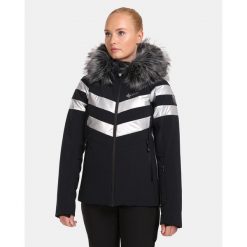 Damska luksusowa kurtka narciarska Kilpi LTD ASTER-W. Czarne kurtki damskie Kilpi, l, bez wzorów, z nylonu, bez kaptura, narciarskie. Za 1,330.92 zł.