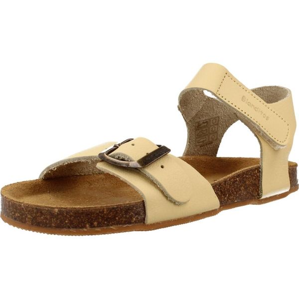 Sandały BLANDITOS PONZABD Żółty. Żółte sandały damskie BLANDITOS BY CRIO'S, bez wzorów, ze skóry, bez obcasa, bez zapięcia. Za 221.99 zł.