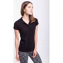 Koszulka polo damska TSD051 - czarny. Koszulki sportowe damskie marki 4f. Za 59.99 zł.