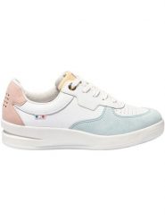 Buty Damskie TBS Bettyli. Białe obuwie sportowe damskie TBS, bez wzorów, ze skóry. Za 559.00 zł.