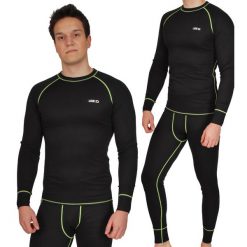 Bielizna termoaktywna męska Ice-Q Smart Man Black/Lime. Czarna bielizna termoaktywna męska ICE-Q, m. W wyprzedaży za 129.99 zł.