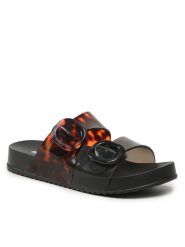 Melissa Klapki Melissa Cozy Slide Ad 33913 Czarny. Czarne klapki damskie Melissa, bez wzorów, z tworzywa sztucznego, bez obcasa. Za 219.99 zł.