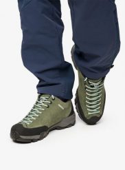 Buty turystyczne damskie Scarpa Mojito Trail. Czarne obuwie sportowe damskie Scarpa, bez wzorów, z materiału, trekkingowe. Za 637.99 zł.