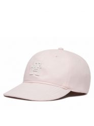 Tommy Hilfiger Czapka z daszkiem Summer Prep AU0AU01954 Różowy. Czerwone czapki dla dzieci Tommy Hilfiger, bez wzorów, ze lnu. Za 79.99 zł.