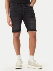 HUGO Szorty jeansowe 50561639 Szary Tapered Fit. Szare szorty męskie Hugo, m, bez wzorów, z bawełny. Za 449.99 zł.