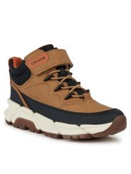 Geox Kozaki J Flexyper Plus Boy J36LCG 0MEFU C2G9B M Żółty. Żółte buty zimowe chłopięce Geox, bez wzorów, ze skóry, bez zapięcia. Za 389.99 zł.