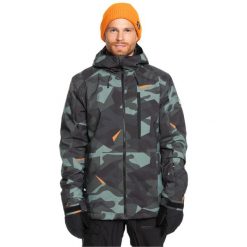 Kurtka snowboardowa męska Quiksilver Mission Printed. Kurtki snowboardowe męskie Quiksilver, m, bez wzorów, bez kaptura, snowboardowy. Za 779.99 zł.