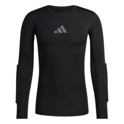 Adidas Sport T-Shirt Gk Pad Ls M Dorośli. Białe t-shirty męskie Adidas, m, bez wzorów, z elastanu, sportowe, bez kołnierzyka. Za 170.99 zł.