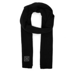 Szalik Calvin Klein. Czarne szaliki i chusty damskie Calvin Klein, bez wzorów. Za 599.99 zł.