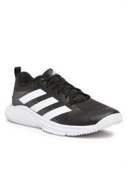 Adidas Buty halowe Court Team Bounce 2.0 Shoes HR0609 Czarny. Czarne buty sportowe męskie Adidas, z materiału, bez zapięcia. Za 269.99 zł.