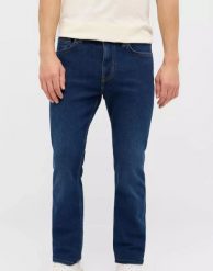 Męskie Spodnie Jeansowe Mustang Style Vegas Slim Denim Blue 1015856 5000 801. Niebieskie spodnie materiałowe męskie Mustang, l, bez wzorów, z denimu. Za 219.99 zł.
