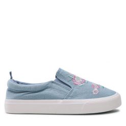 Tenisówki Nelli Blu. Niebieskie trampki i tenisówki dziewczęce Nelli Blu, bez wzorów, bez zapięcia. Za 59.99 zł.