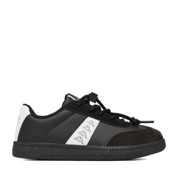 Sneakersy Kappa. Czarne trampki i tenisówki chłopięce Kappa, bez wzorów, bez zapięcia. Za 102.99 zł.