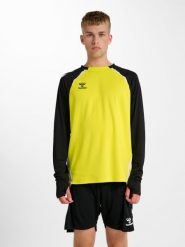 Koszulka Hummel Lead 2.0 Crew. Czarne koszulki sportowe damskie Hummel, l, bez wzorów, z materiału, bez kołnierzyka, bez ramiączek, do piłki nożnej. Za 269.50 zł.