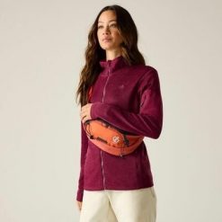 Damska bluza polarowa Torrek II z zamkiem błyskawicznym. Czerwone bluzy damskie Dare 2b, bez wzorów, z dzianiny, bez kaptura. W wyprzedaży za 229.99 zł.