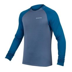 Longsleeve rowerowy męski Endura Singletrack Fleece ensign. Czarne koszulki sportowe męskie ENDURA, m, bez wzorów, bez kołnierzyka, bez ramiączek, rowerowe. Za 229.99 zł.