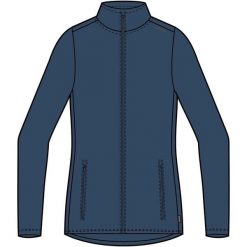 Bluza damska VIKING Tesero Lady. Niebieskie bluzy damskie Viking, bez wzorów, z polaru, bez kaptura. Za 239.90 zł.