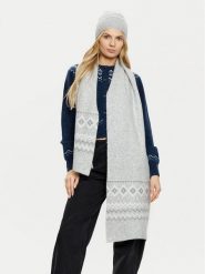 Guess Komplet czapka i komin W5PZ18 Z3LQ0 Szary. Szare rękawiczki damskie Guess, na zimę, z aplikacjami, z materiału. Za 509.99 zł.