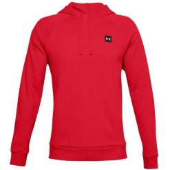 Bluza męska Under Armour Rival Fleece Hoodie. Niebieskie bluzy męskie Under Armour, m, bez wzorów, bez kaptura. Za 179.99 zł.