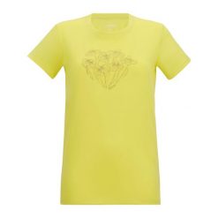 T-shirt Damski Kwiaty Fingal. Żółte t-shirty damskie Regatta, bez wzorów, casualowe, bez kołnierzyka. Za 76.99 zł.