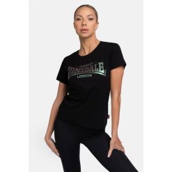 Koszulka damska Lonsdale Harray. Czarne t-shirty damskie Lonsdale, m, bez wzorów, z dzianiny, bez kołnierzyka. Za 183.00 zł.