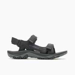 Sandały turystyczne męskie Merrell Huntington. Sandały męskie Merrell, z kauczuku, bez zapięcia. W wyprzedaży za 249.99 zł.